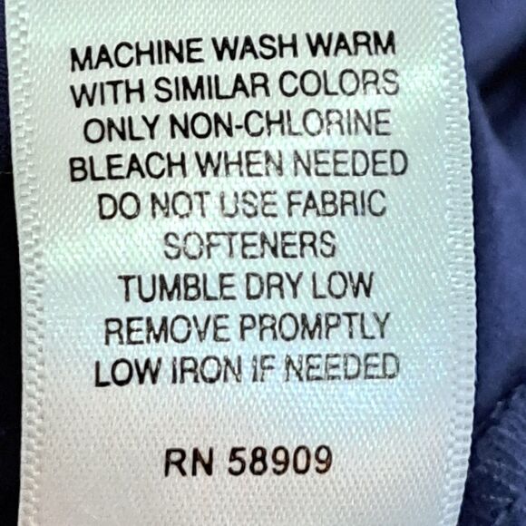 Cremieux Performance 38 Mens Zip Pullover Long Sleeve Shirt Jacket 2XL Dark Blue - Picture 11 of 16